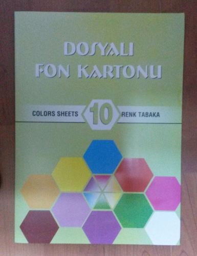Fon Kartonu Dosyalı / Koli 10 Düzine